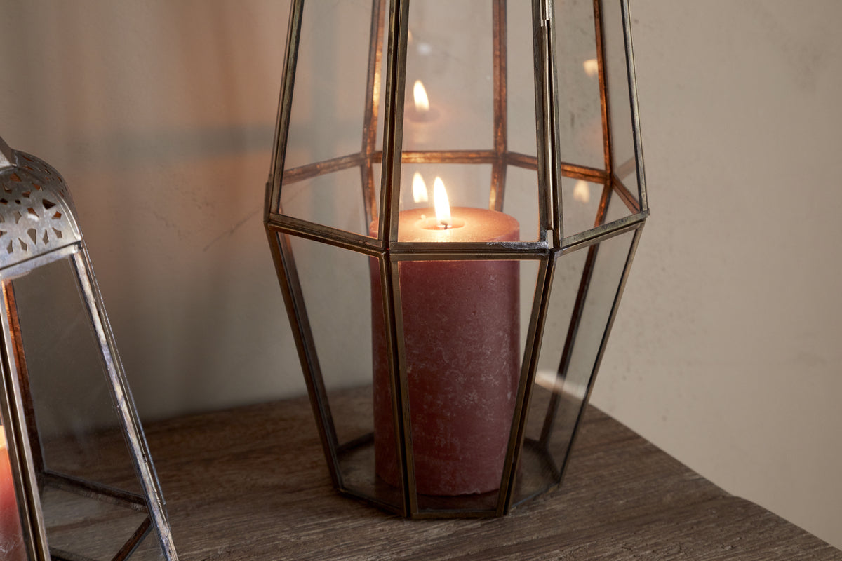Nyiruan Lantern - Brass & Clear