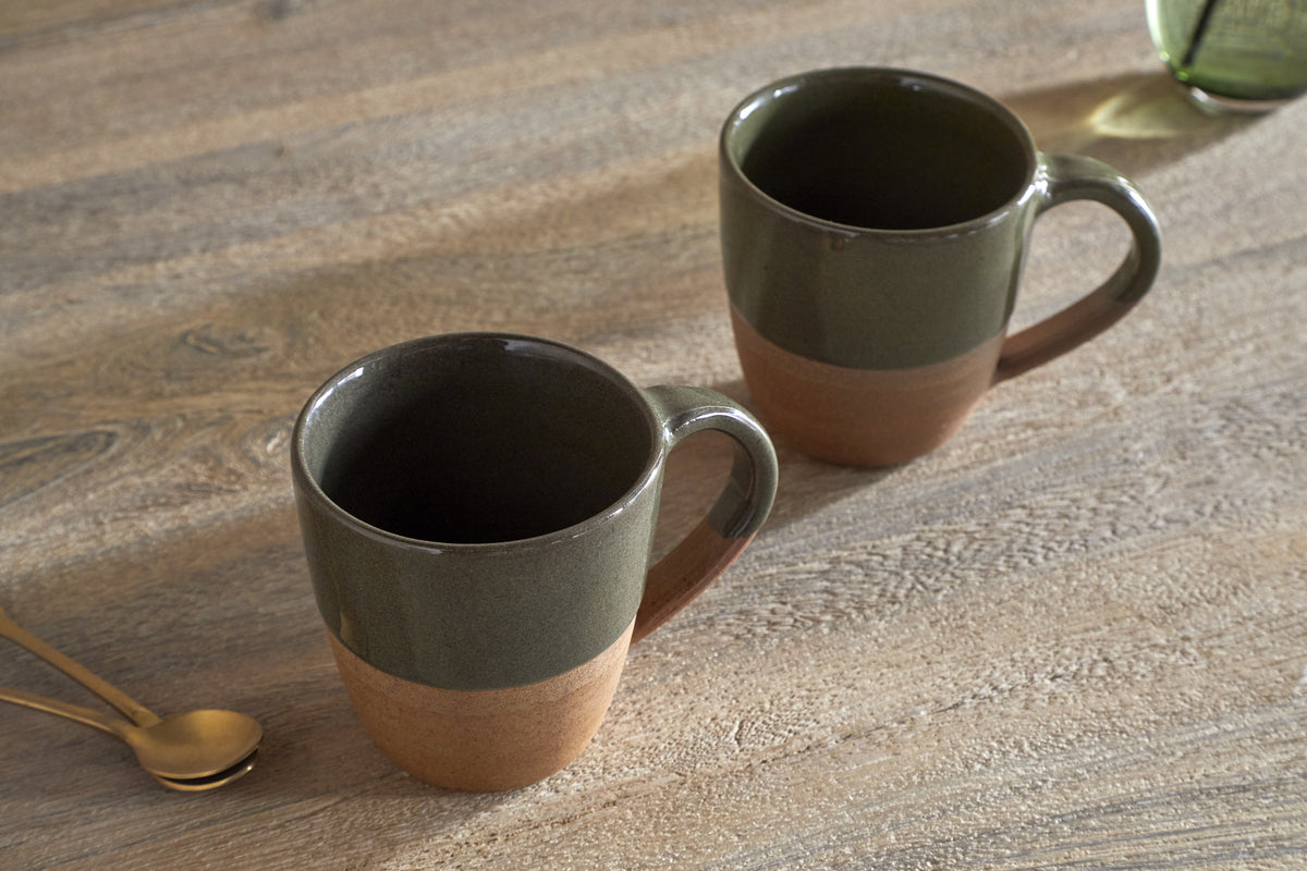 Mali Mug - Forest Green - Large (Set of 2)