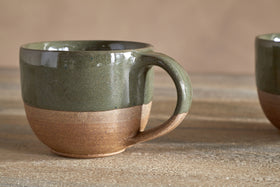 Mali Coffee Mug - Forest Green - (Set of 2)
