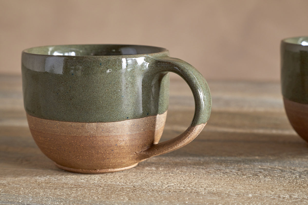 Mali Coffee Mug - Forest Green - (Set of 2)