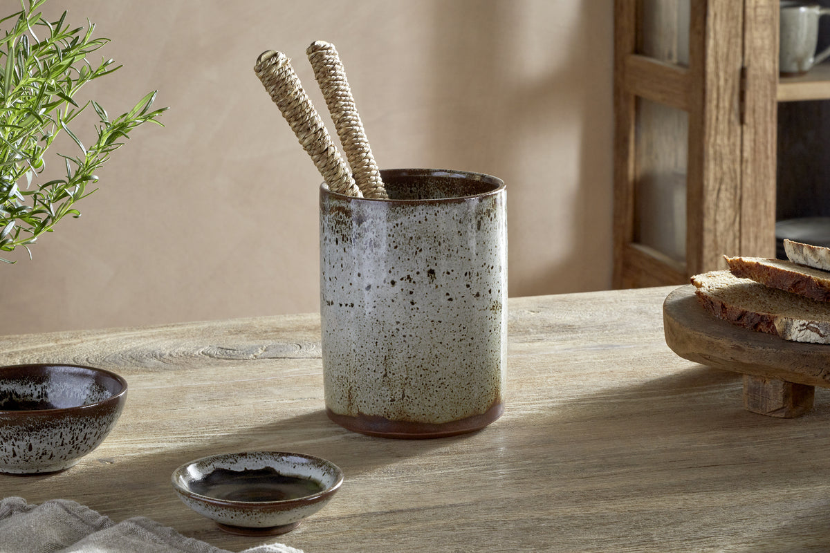 Cam Utensil Holder - Mocha