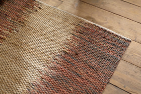Kekere Jute & Cotton Rug - Natural & Rust - 150 x 240cm