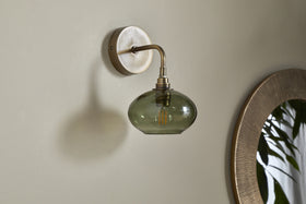 Otoro Recycled Glass Wall Light - Green