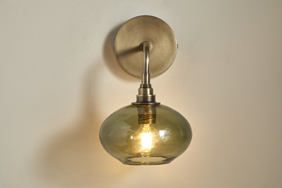 Otoro Recycled Glass Wall Light - Green