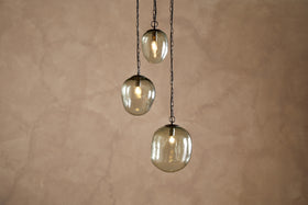 Sanvika Organic Cluster Pendant - Green