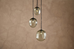 Sanvika Organic Cluster Pendant - Green