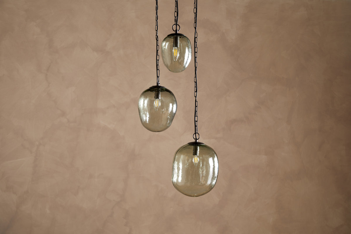 Sanvika Organic Cluster Pendant - Green