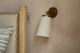 Ame Linen Wall Spot Light - Off White