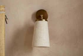 Ame Linen Wall Spot Light - Off White