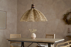 Tudai Woven Jute Pendant - Natural