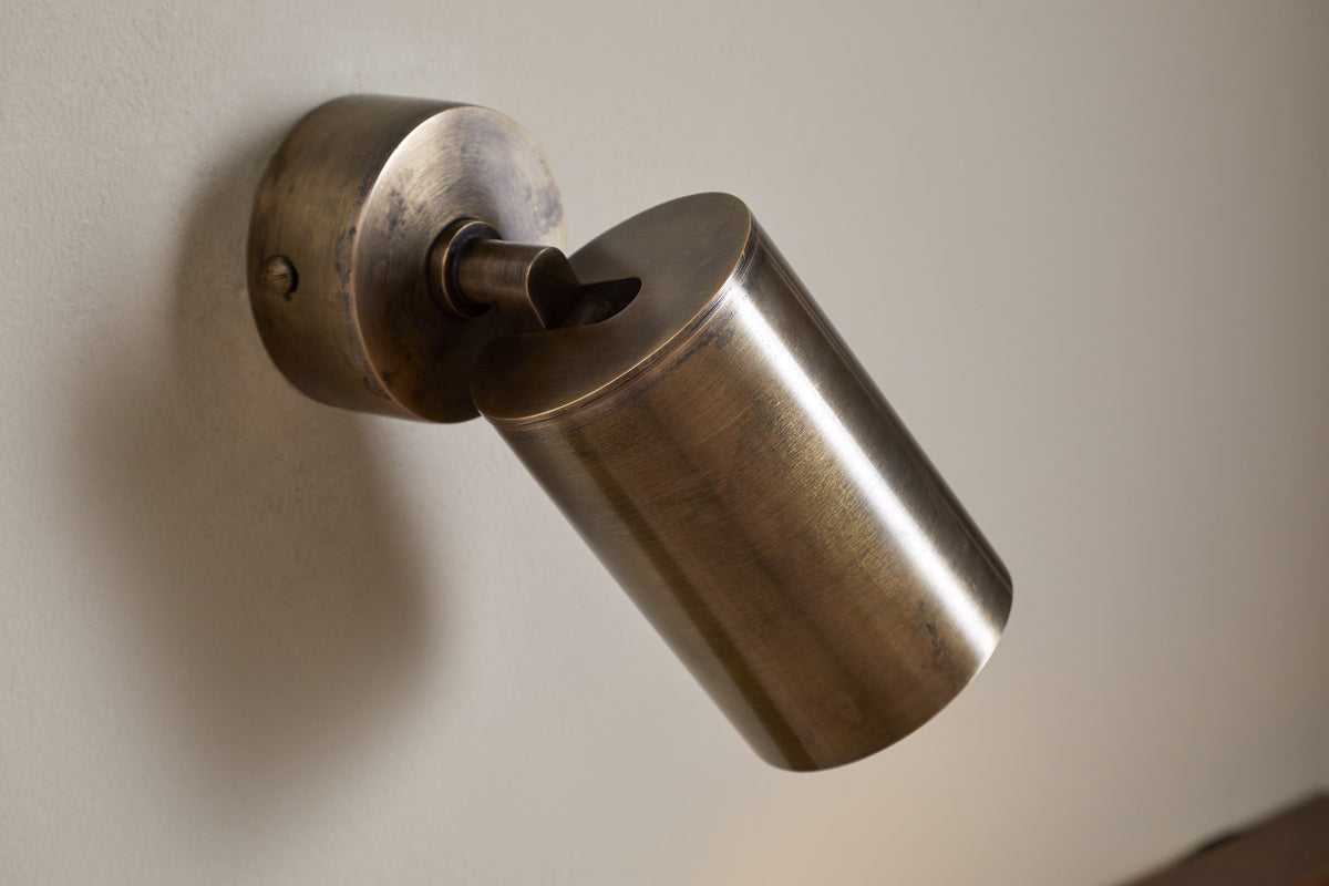 Boni Directional Spot Light - Aged Antique Brass