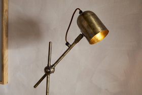 Thenkara Directional Desk Lamp - Antique Brass