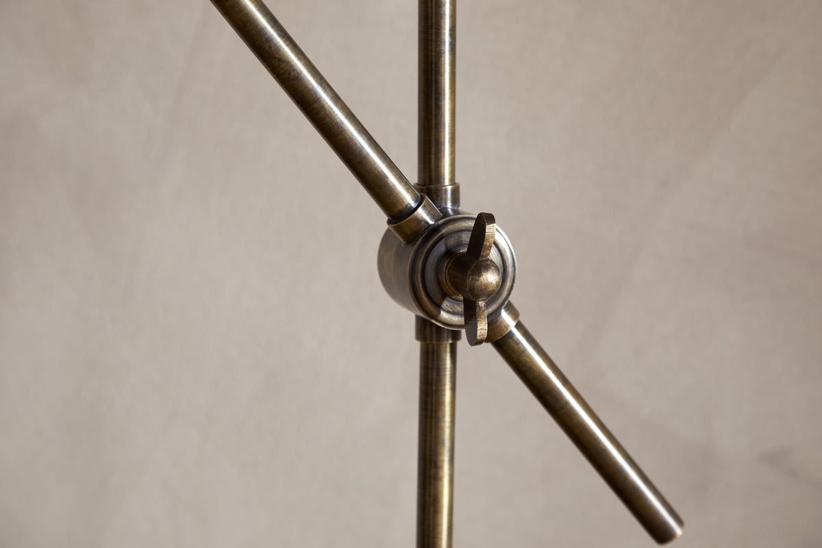 Thenkara Directional Desk Lamp - Antique Brass