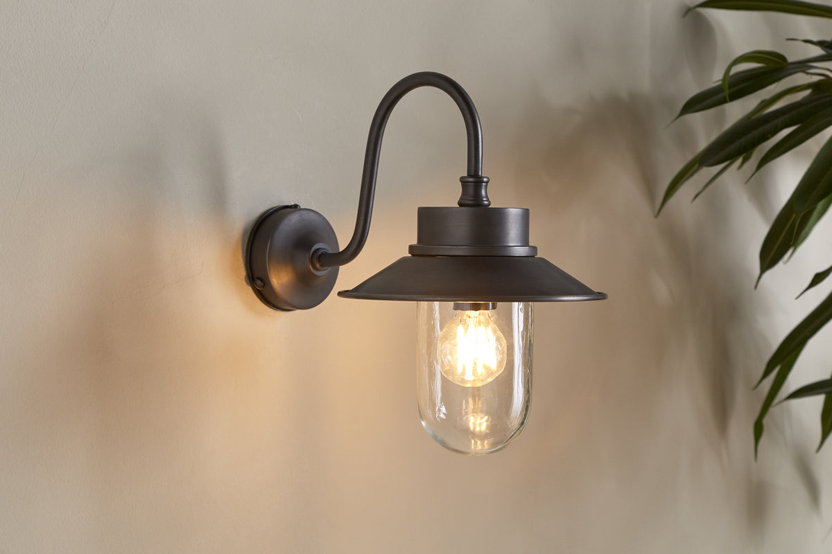 Alwar Outdoor Wall Light - Antique Bronze