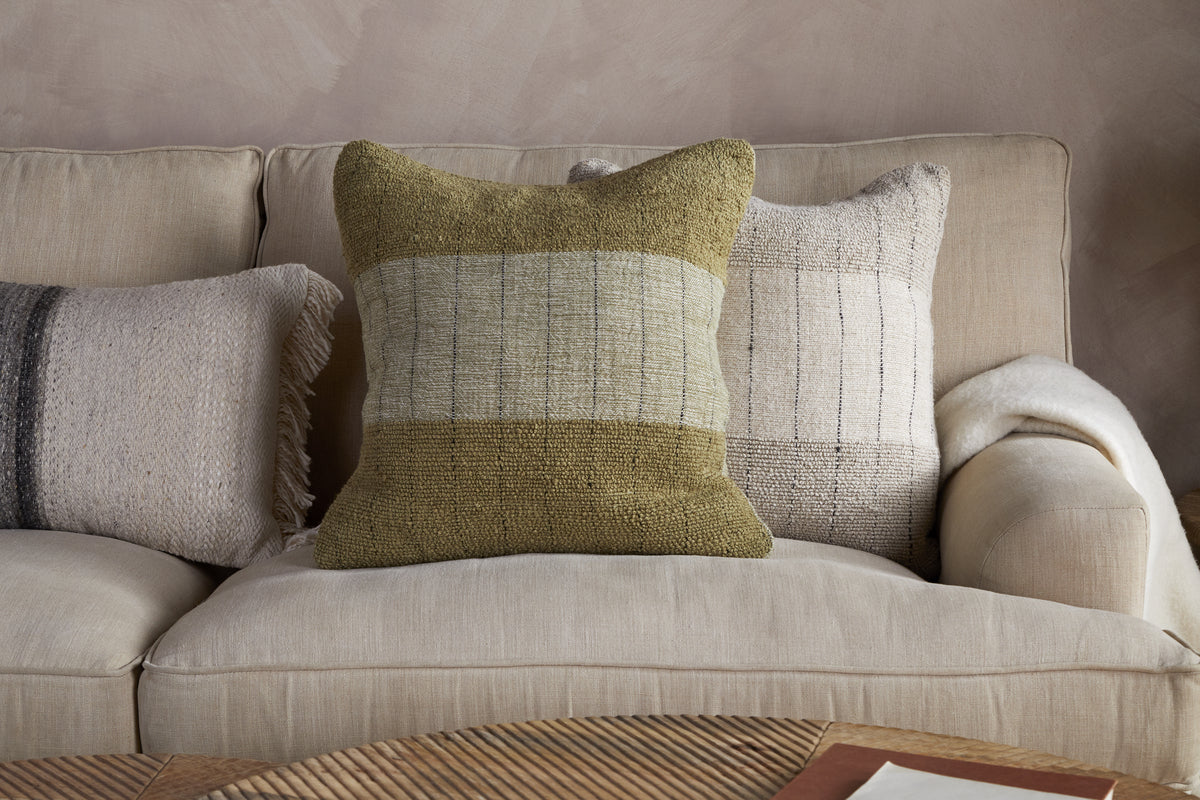 Mayla Cushion Cover - Olive Green - 50 x 50cm