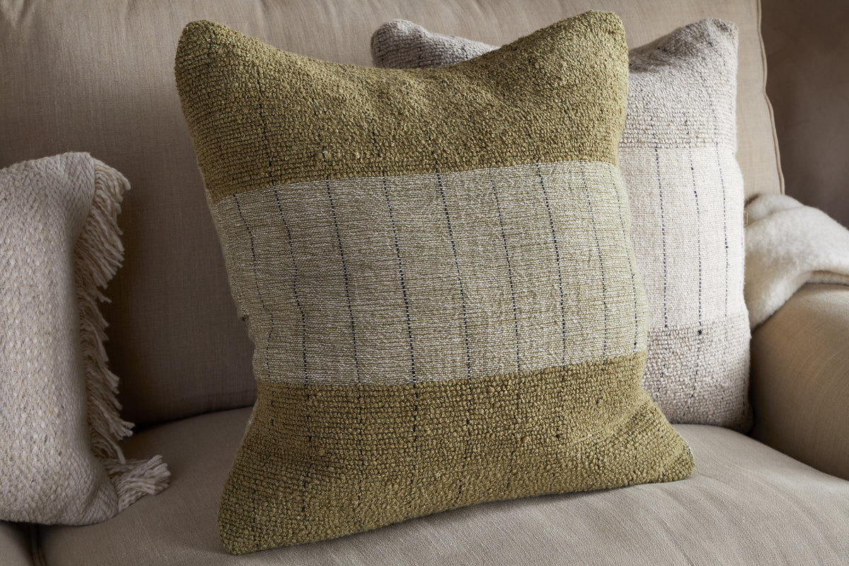 Mayla Cushion Cover - Olive Green - 50 x 50cm