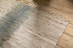 Zairya Jute & Cotton Rug - Sea Foam - 150 x 240cm