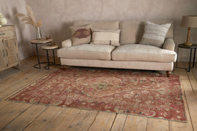Ikowe Recycled PET Rug - Tonal Red - 150 x 240cm