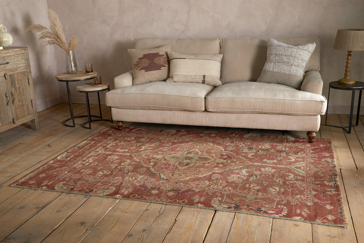 Ikowe Recycled PET Rug - Tonal Red - 150 x 240cm