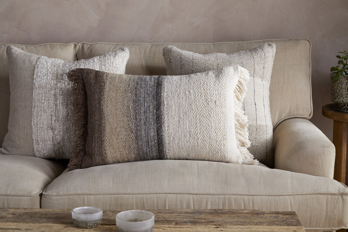 Icai Ombre Cushion Cover - Mocha - 60 x 40cm