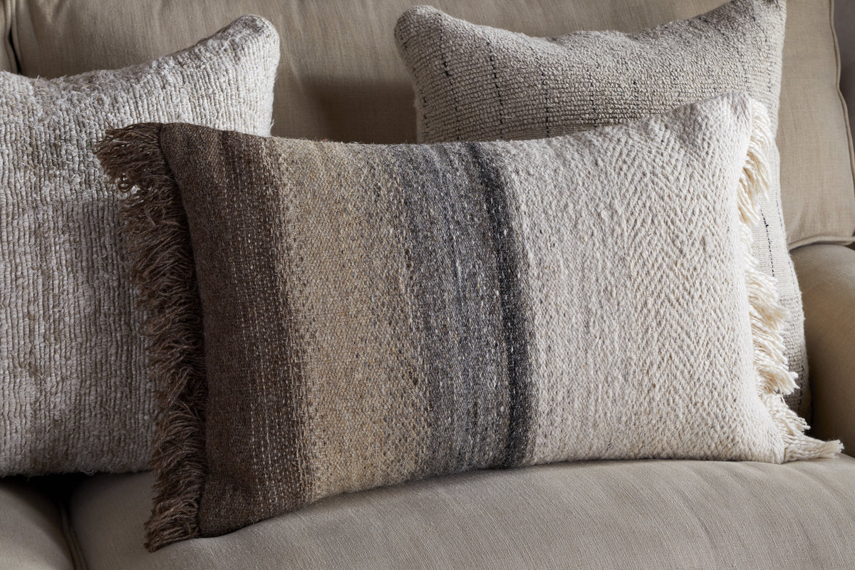 Icai Ombre Cushion Cover - Mocha - 60 x 40cm