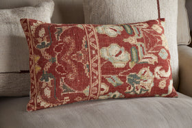 Selyo Tapestry Cushion Cover - Terracotta & Rust - 60 x 40cm