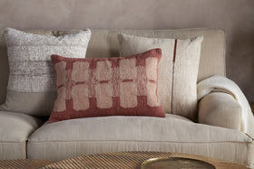 Akki Wool & Cotton Cushion Cover - Dusty Pink - 60 x 40cm