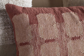 Akki Wool & Cotton Cushion Cover - Dusty Pink - 60 x 40cm