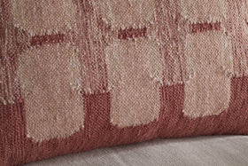 Akki Wool & Cotton Cushion Cover - Dusty Pink - 60 x 40cm