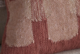 Akki Wool & Cotton Cushion Cover - Dusty Pink - 60 x 40cm