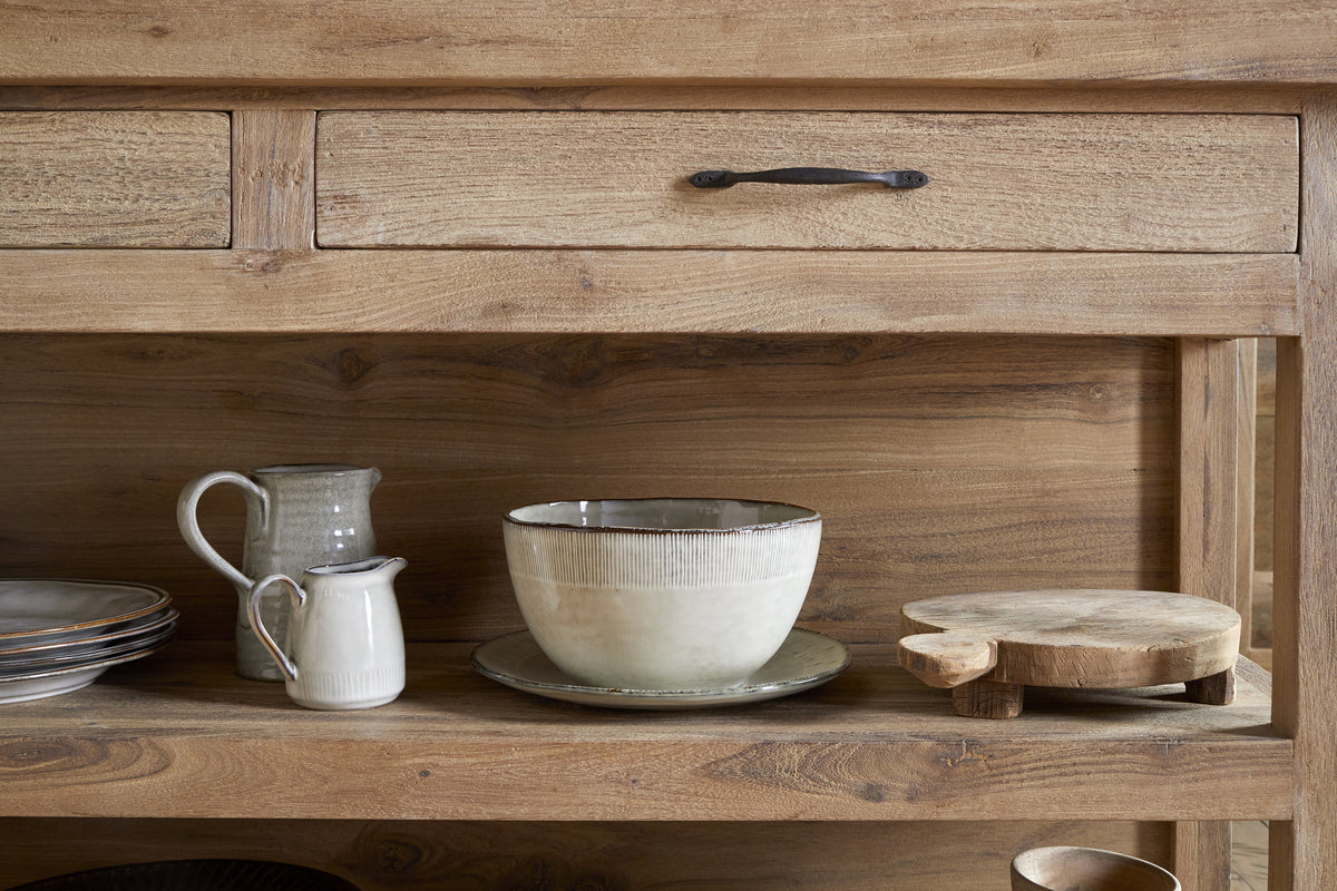 Tivu Reclaimed Wood Kitchen Island - Natural