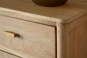Sri Mango Wood Chest of Drawers - Natural