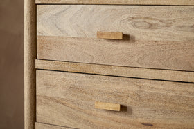 Sri Mango Wood Chest of Drawers - Natural