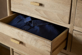 Sri Mango Wood Chest of Drawers - Natural