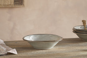 Pedra Cereal Bowl - Pewter