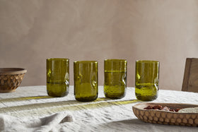 Chandani Tumbler - Green - Large (Set of 4)
