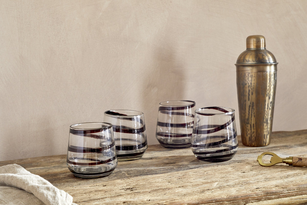 Nadia Tumbler - Mocha - (Set of 4)
