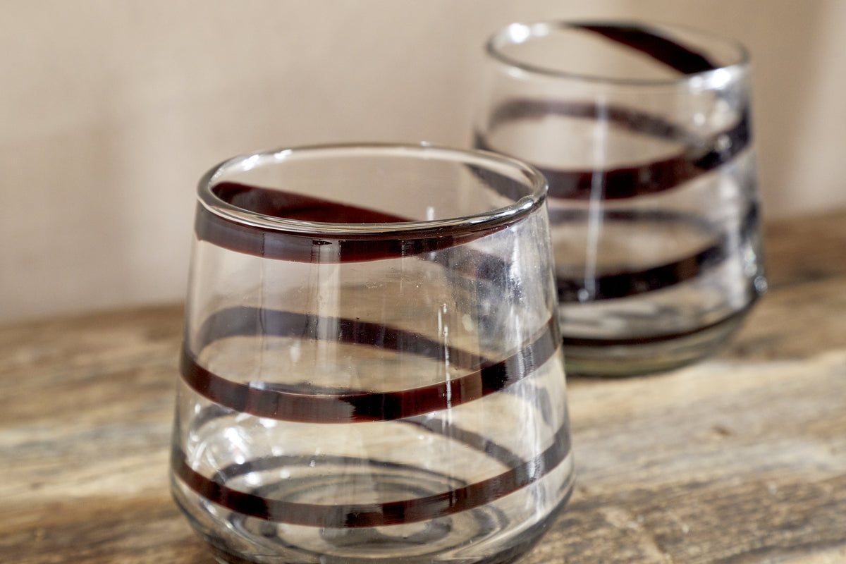 Nadia Tumbler - Mocha - (Set of 4)
