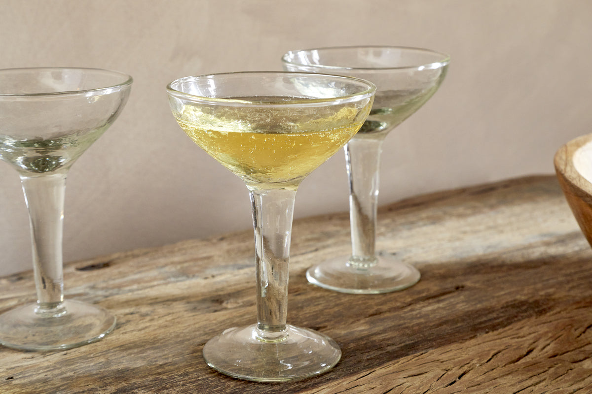 Yala Hammered Champagne Coupe (Set of 4)