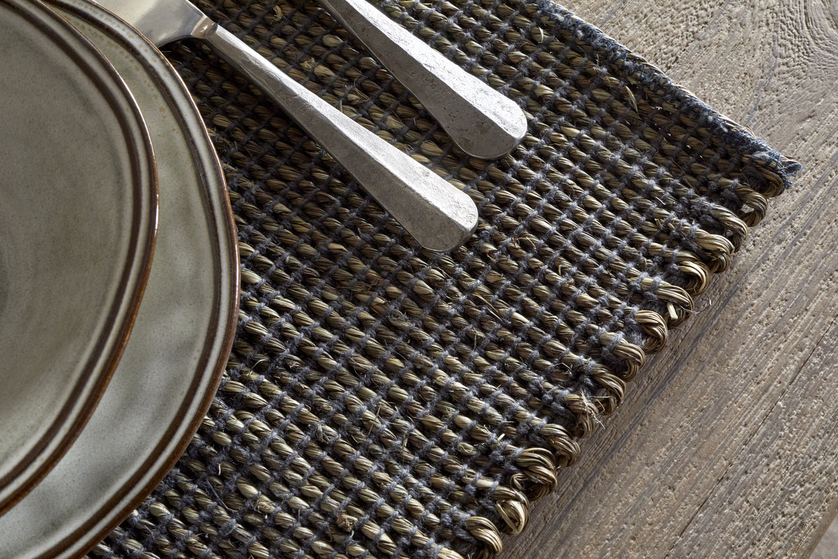 Gatita Seagrass Placemat Rectangular - Mocha - (Set of 4)