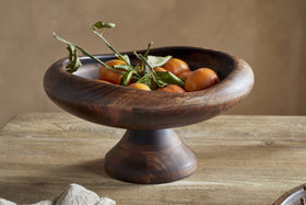 Sindar Pedestal Bowl - Natural
