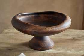 Sindar Pedestal Bowl - Natural