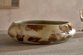 Terra Serving Bowl - Khaki Green