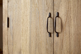 Iya Reclaimed Wood Wardrobe - Natural