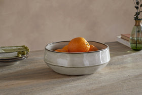 Pedra Serving Bowl - Pewter