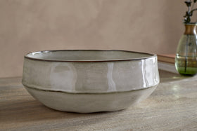 Pedra Serving Bowl - Pewter