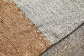 Geet Table Runner - Natural & Rust