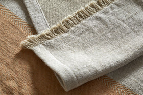 Geet Table Runner - Natural & Rust