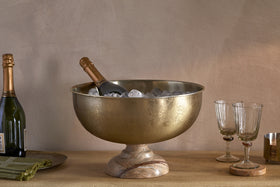 Amaya Champagne Bucket - Aged Antique