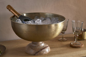 Amaya Champagne Bucket - Aged Antique